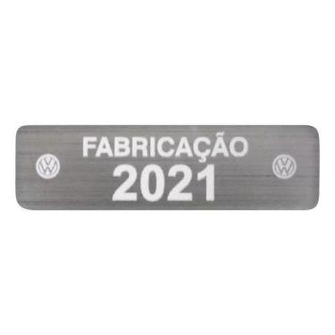 Imagem de Adesivo Etiqueta Ano Fabricação Compatível Volkswagen 2021 - SPTS