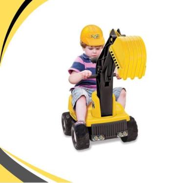 Imagem de Max escavadeira com capacete 0428 tilin brinquedos