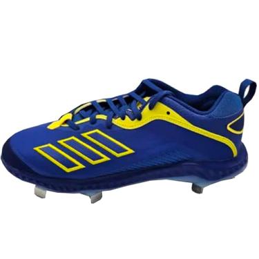 Imagem de adidas Tênis de beisebol masculino Fv9346 Icon 6 Bounce (azul-royal/amarelo, sistema de tamanho de calçados dos EUA, adulto, masculino, numérico, médio, 48)