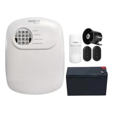 Imagem de Kit Central De Alarme C/1 Sensor Presença Pet Cf E 2 Control - Intelbr