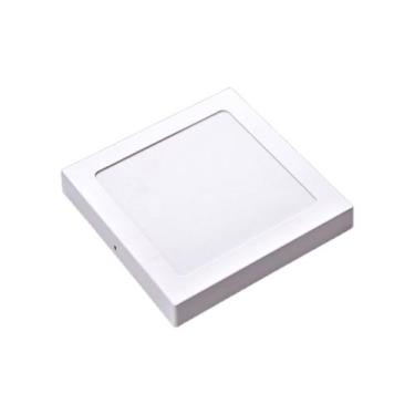 Imagem de Painel Plafon LED Sobrepor Quadrado Amarela 3000K 24W 29cm - Avant