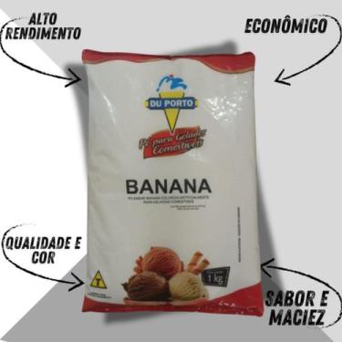 Imagem de Du Porto Pó Saborizante Gelado Comestíveis Para Sorvetes Picolés Gelad