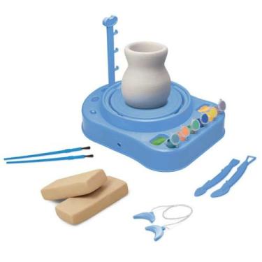 Imagem de Maquina De Modelar Ceramica Brinquedo C/ Acessorios DM Toys - Comercia