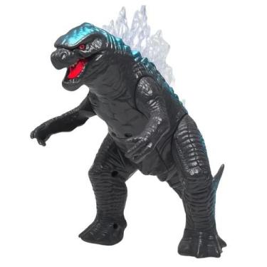 Imagem de Brinquedo Godzilla Rei Dos Monstros Anda Emite Luz E Som Led - STORE S