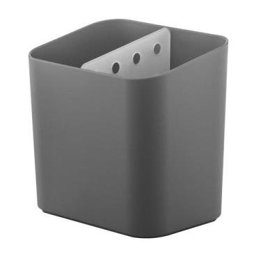 Imagem de Escorredor De Talheres Trium Fechado Chumbo - Ou