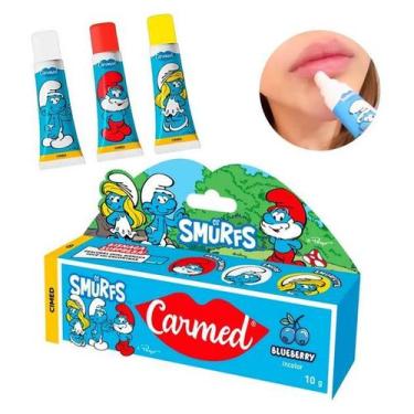 Imagem de Carmed hidratante labial smurfs 10g - CIMED