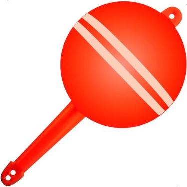 Imagem de Boia Paulistinha Plástica Simples Cores Para Pesca de Carpa Cabeçuda R