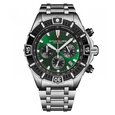 Imagem de Stuhrling Stellar 44mm Cronógrafo de Quartzo Japonês