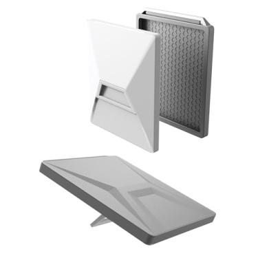 Imagem de STARSIKI Starlink Mini capa protetora de silicone - durável, acessório antiderrapante projetado para Starlink Mini Dish - cinza