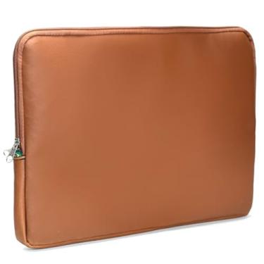 Imagem de Pasta Capa Case Para Notebook Chromebook/Tablete Couro Ecológico Caramelo 11,6 Polegadas. - MGA Store