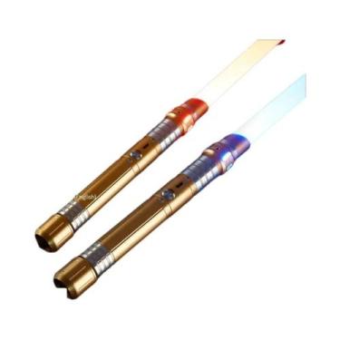 Imagem de 17 Pixel 15 Color Light Saber 2 Em 1 Espada Laser De Metal Recarregáve