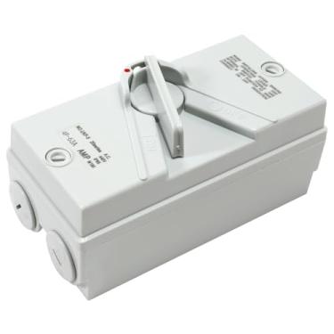 Imagem de Interruptor de desconexão de motor fechado, 4 polos 63A IP66 à prova d'água, caixa de disjuntor de desconexão resistente de 440 V, adequado para barco gerador e soldagem