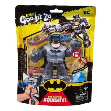 Imagem de Boneco Elástico De 11Cm Batman Com Armadura - Goo Jit Zu Dc