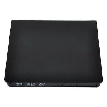 Imagem de Leitor e Gravador Externo USB 3.0 Slim DVD/Blu-ray - Preto para PC e L