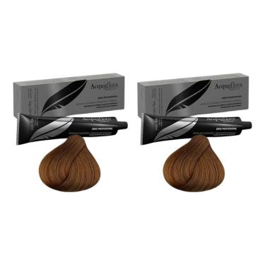 Imagem de Coloraçao Acquaflora Sem Amonia 7.7 Louro Natural Marrom-2Un