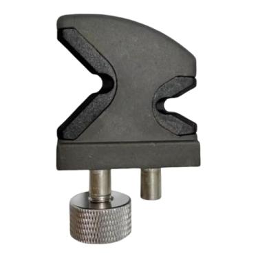 Imagem de Generic Substituição de braçadeira em U, montagem simples, espaçamento de 0,71", dispositivo de encordoamento resistente, metal para máquina de