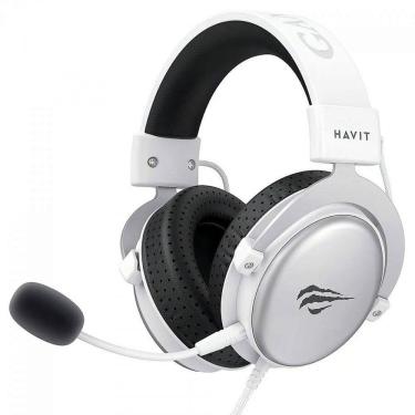 Imagem de Headset Gamer Havit H2015D, 3.5mm, Drivers de 50mm, Branco