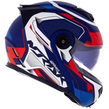 Imagem de Capacete Norisk Route FF345 Speedmax, Azul/Branco, 56