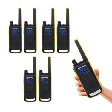 Imagem de Kit 06 Radio Comunicador Profissional WalkTalk T470BR UHF Longa Distância - até 35km