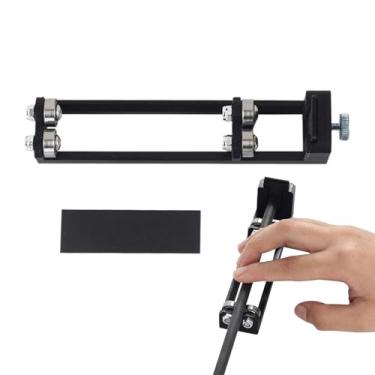 Imagem de Elkrich Moedor de eixo de flecha para superfície de corte de tubo de flecha, polidor de rebarbas, lixadeira de eixo de flecha para tiro com arco e flechas DIY acessório