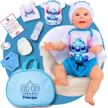 Imagem de Bebê Reborn Menino Boneco Mickey Original Realista de Silicone Pode Da