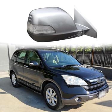 Imagem de Espelho lateral de carro adequado para Honda CRV CR-V RE1 RE2 RE4 2007 2009 2010 2011 Honda CRV CR-V RE1 RE2 RE4 Conjunto de espelho retrovisor do passageiro, lente de ajuste elétrico, desembaçamento