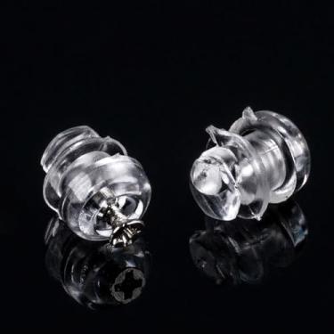 Imagem de JQF Gear Pino de inserção antiembaçamento para capacete de motocicleta universal para inserção de pinos Pinlock (três pinos OFF)