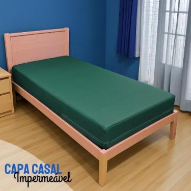 Imagem de Capa p/ Colchão Casal Hospitalar Impermeável Cores E Medidas - Miranda