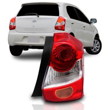 Imagem de Lanterna Etios Toyota Hatch 2012 A 2018 Bicolor - SP ACESSÓRIOS, Direi