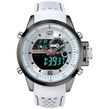 Imagem de Relógio Masculino Esportivo Analógico Digital Academia Atividade Fisica Esporte Corrida Grande De Pulso