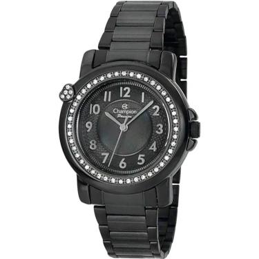 Imagem de Relógio CHAMPION feminino analógico preto CN28660C