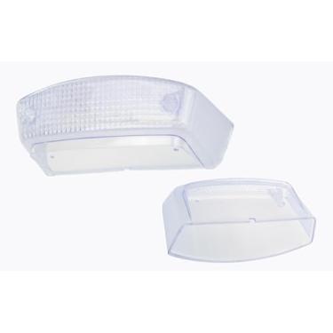 Imagem de TOPZONE Lente adequada para Ducati 1993-2008 Monster 600/Monster 900/Monster 400/Monster 750/Monster 695; Lente de luz traseira de freio do motor (transparente)