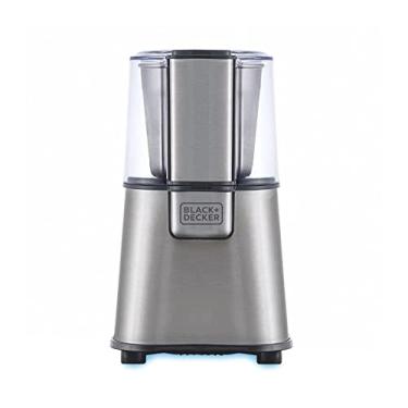 Imagem de BLACK+DECKER Moedor Elétrico e em Inox, Ideal para Cafés e Grãos, Gourmand Gris, Modelo MG200, 220V