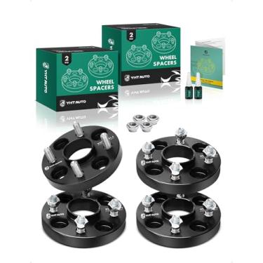 Imagem de YHTAUTO Espaçadores de roda centrados no cubo de 4 x 100 mm de 20 mm para Civic 1979-2005, Accord 1982-1989, Fit 2006-2020, Sephia 1994-2001, Cooper 2002-2014, Lancer 4 espaçadores de pneu M12 x 1.5 Student. s, 56.1 Diâmetro do cubo mm, 4 peças