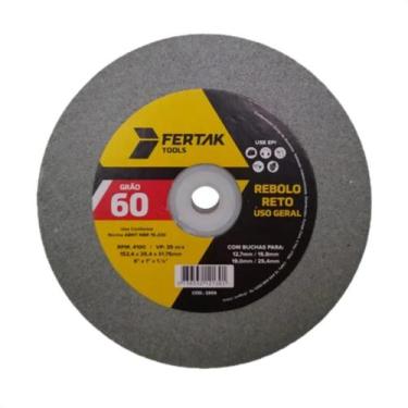 Imagem de Rebolo Reto para Uso Geral 6 x 3/4 x 1.1/4 Grão 60 Fertak