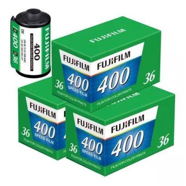 Imagem de Kit 3 Filmes 35mm Colorido Fujifilm 36 Exposições Iso 400 - fujifilme