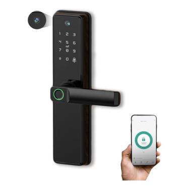 Imagem de Fechadura Eletrônica Tuya Smart Wifi A Prova D'água Digital