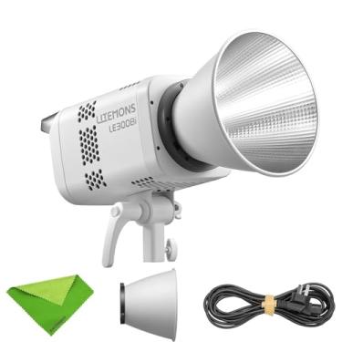 Imagem de Godox LE300BI Luz LED bicolor branca LE300 Bi LITEMONS, 320 W, 2800 K a 6500 K, CRI ≈ 98 TLCI ≈ 98, 11 efeitos FX, 58900 Lux a 1 m, luz contínua para fotografia com montagem Bowens, controle Bluetooth