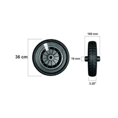 Imagem de Roda Carrinho Construção Completa (Eva) 19Mm - EVA PLUS
