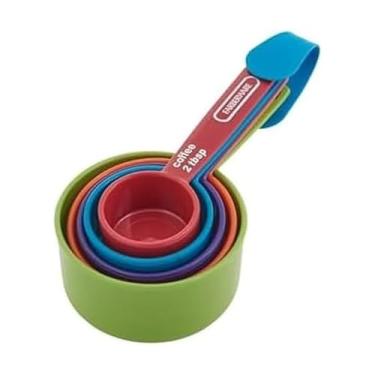 Imagem de Medidores Farberware Professional, plástico, kit com 5, cores sortidas