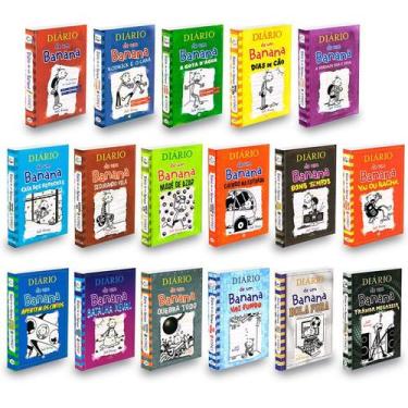 Imagem de Coleção Diário de um Banana - 17 Livros (Vol. 1 ao 17) Capa Dura - VER