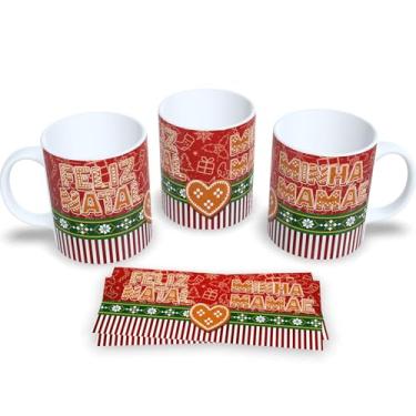 Imagem de Caneca de Porcelana Natal Familia – Perfeito para o Fim de Ano (MINHA MAMÃE)