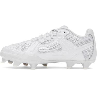 Imagem de Under Armour Tênis feminino Glyde Sola Pro TPU Softball Cleats, (014) cinza halo/branco/cinza halo, 41