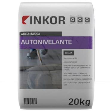 Imagem de Argamassa Autonivelante Cinza 20Kg Inkor