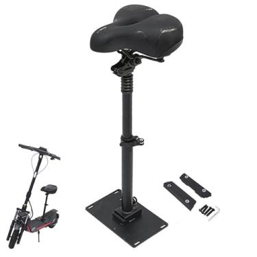 Imagem de Kitegrese Assento de scooter elétrico, substituição ajustável para assento de scooter com absorção de choque para Segway Ninebot ZT3Pro(L)