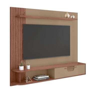 Imagem de Painel Suspenso Jeri Sala Tv até 65 Polegadas 1 Porta Freijo/fendi