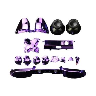 Imagem de Conjunto Completo De Botões Cromados Para Controle Xbox One S Slim Dpa