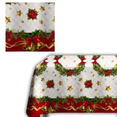 Imagem de Tnt Estamapado de Natal e Ano Novo - 1.40x2.00-01 unidade (NATAL SINOS)