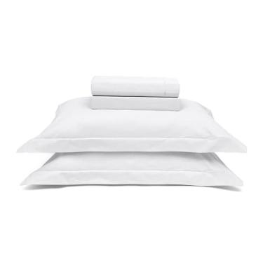 Imagem de Jogo de Cama Buettner Completo Reffinata 230 Fios - 100% Algodão - Solteiro - Branco