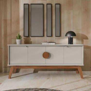 Imagem de Buffet Aparador 4 Portas MDF 168cm de Largura Suporta 20kg - TOPDEAL L